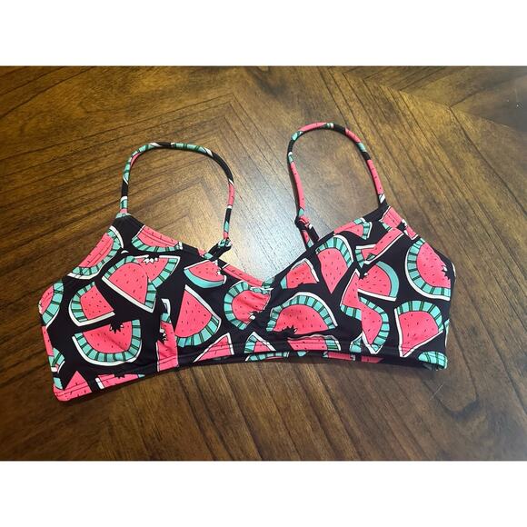 L.A Hearts Women’s Swimwear Medium Watermelon Top Pullover Bathing Suit - Picture 1 of 3